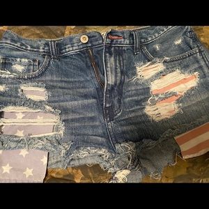 Hollister American Flag Shorts